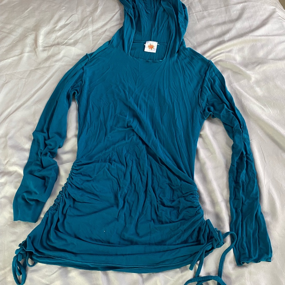 Umbra Ocean Blue Hooded Sweatshirt
